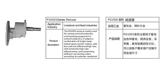 艾思捷定制款PGV035系列減速機(jī)--應(yīng)用在畜牧業(yè)、飼料行業(yè).jpg