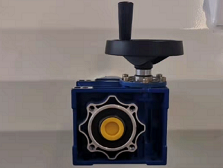 手搖蝸輪蝸桿減速機(jī)是什么樣子？