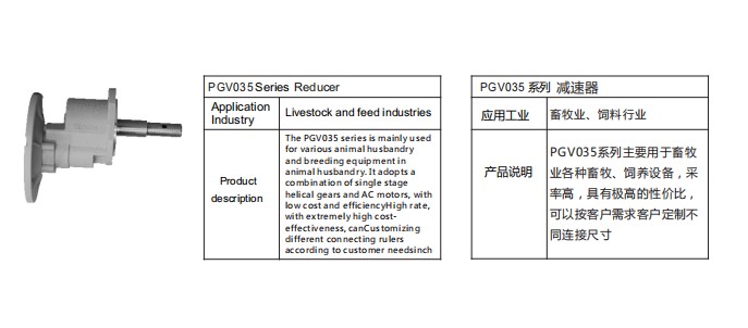 艾思捷定制款PGV035系列減速機(jī)--應(yīng)用在畜牧業(yè)、飼料行業(yè).jpg